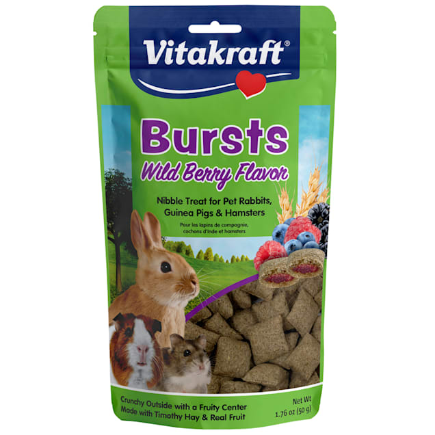 Vitakraft Bursts Wildberry Flavor for Small Animals, 1.76 oz. - Carousel image #1