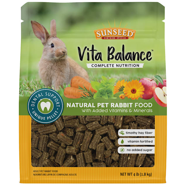 Sun Seed Vita Balance Rabbit Food 4 lbs. Petco