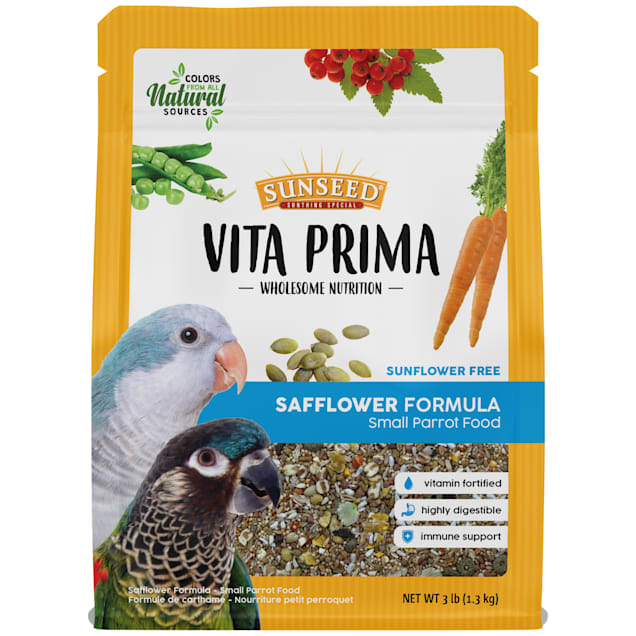 Sun Seed Vita Prima Safflower Formula Small Parrot Food, 3 lbs. - Carousel image #1