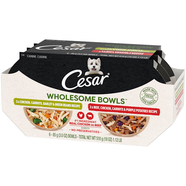 Petco cesar sales dog food