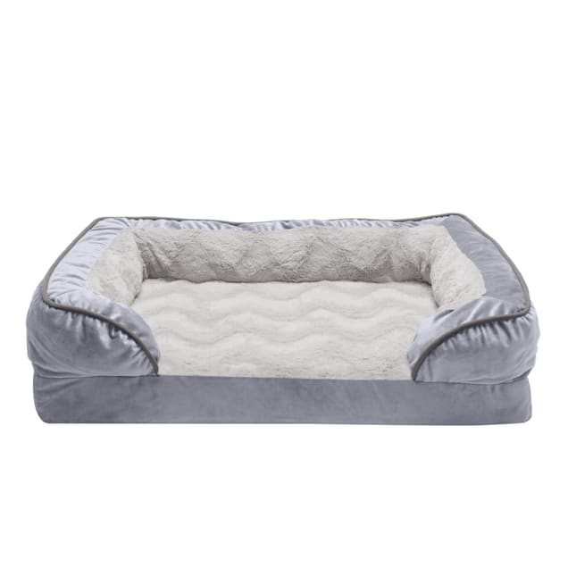 Furhaven Orthopädisches Hundebett XXL – 53x40 Zoll, Mit Waschbarem Bezug, Espresso