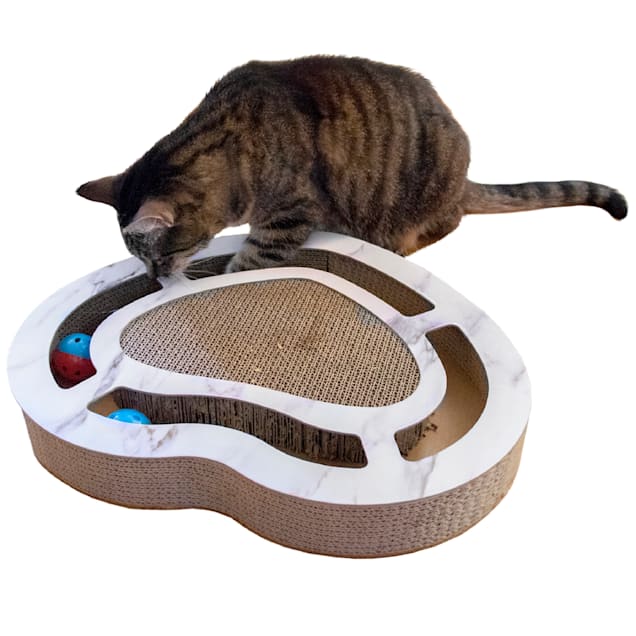 CAT 2 or 3 Tier Deluxe Sisal Cat Nip Post Scratchers Kitten Activity Pet Playing Toy 