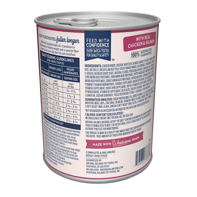 Natural balance fat hotsell dog ingredients