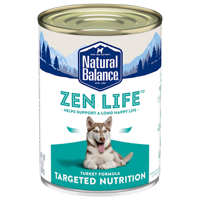 Natural Balance Zen Life Turkey Formula Wet Dog Food, 13 oz., Case of 12 - Carousel image #1