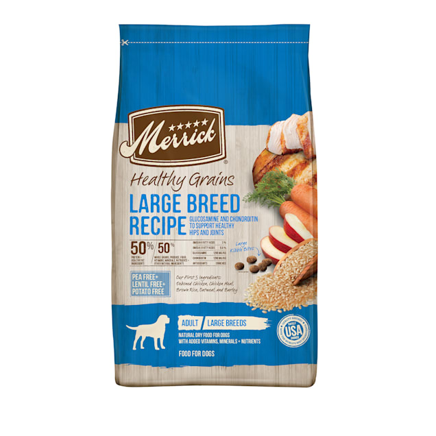Merrick Healthy Grains Large Breed Recipe Adult Dry Dog Food, 30