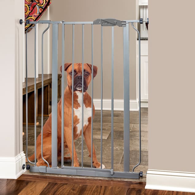 Metal dog door top