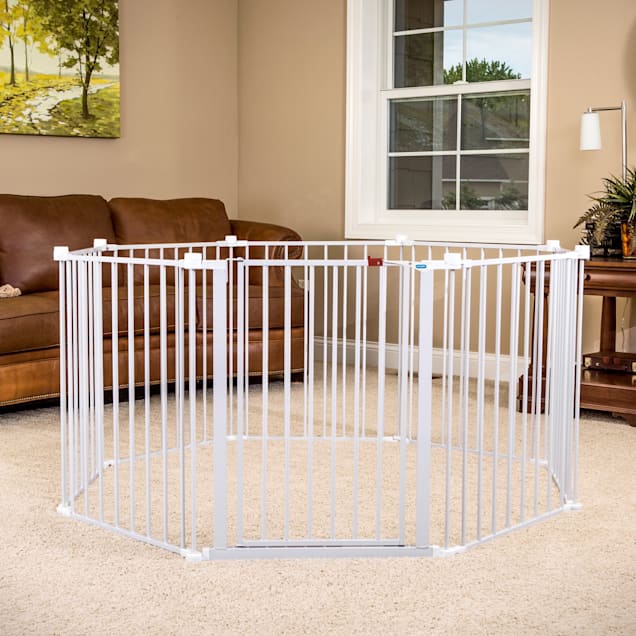 Regalo Super Wide Baby Gate and Playard - White