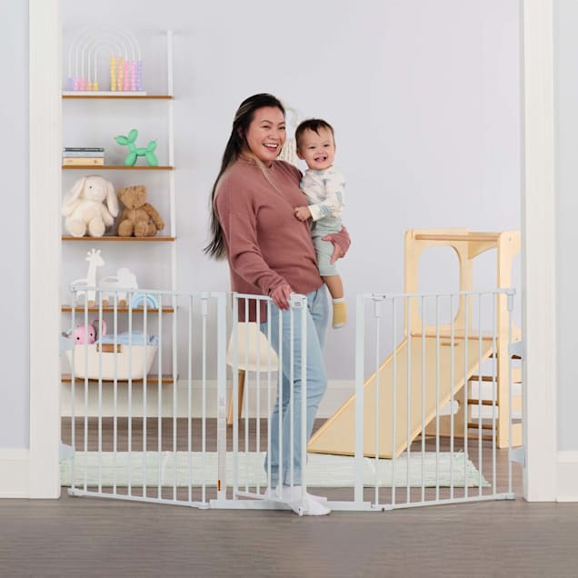 Extra wide metal baby gate clearance