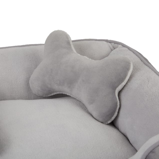 EveryYay Essentials Dog Bed Bundle, 22" L X 18" W, Small, Gray - Carousel image #1