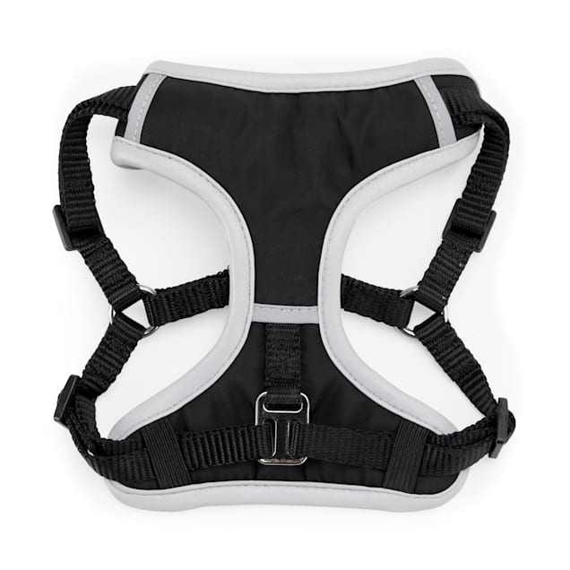 YOULY The Protector Black Reflective Utility Cat Harness Collar