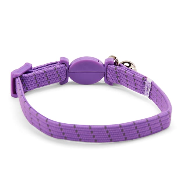 YOULY The Classic Purple Reflective Rope Breakaway Cat Collar