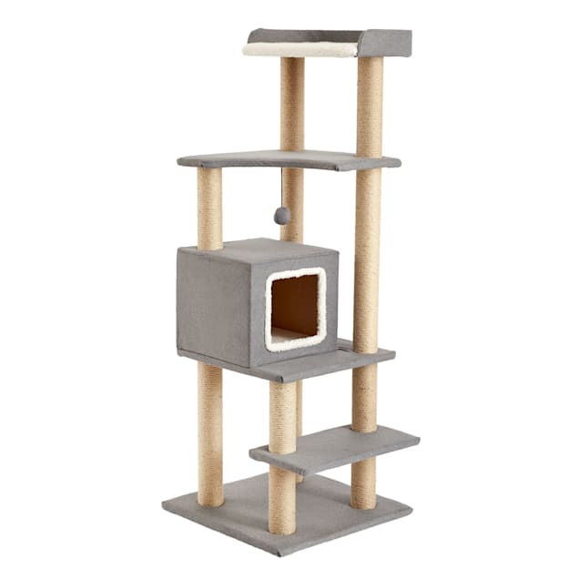 Two by Two Sequoia Cat Tree, 21.7" L X 21.7" W X 51.2" H - Carousel image #1
