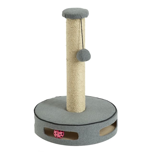 Two by Two Elm Cat Post, 13.4" L X 13.4" W X 19.7" H - Carousel image #1