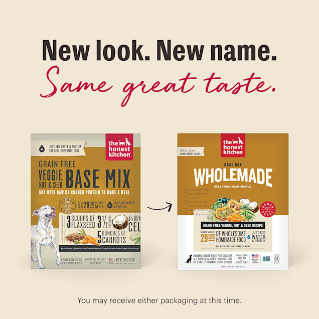 The Honest Kitchen Wholemade Grain Free Veggie, Nut & Seed Base