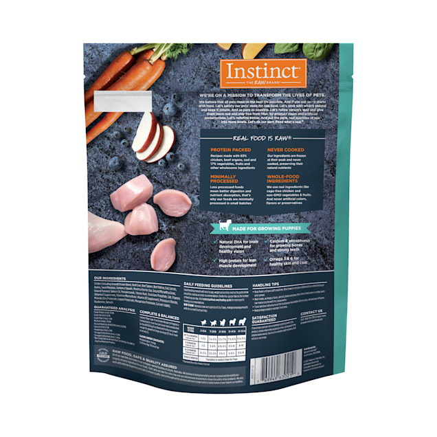 Ingredients in instinct dog food online