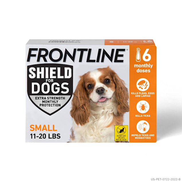 FRONTLINE Shield Flea & Tick Treatment for Small Dogs 1120 lbs., Count