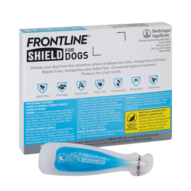 FRONTLINE Shield Flea Tick Treatment for Medium Dogs 21 40 lbs. Count of 3 Petco