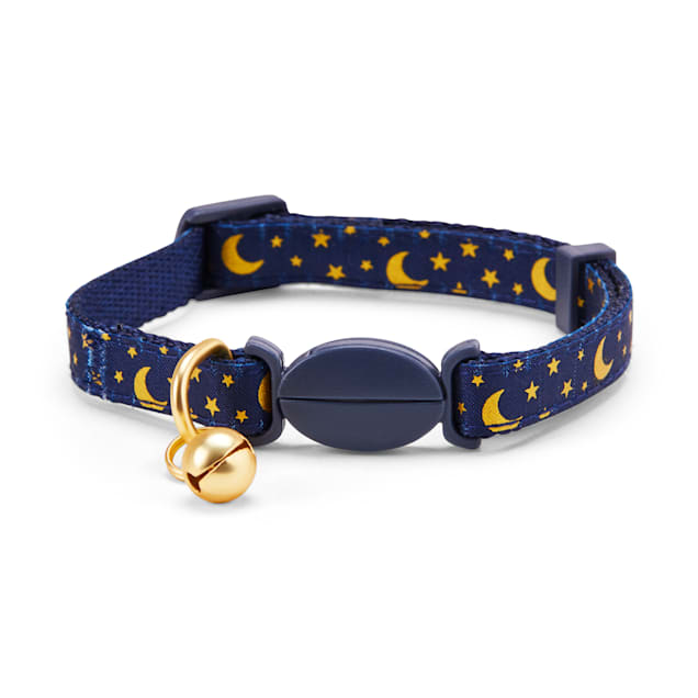 YOULY The Magician Blue Moon- & Star-Print Breakaway Cat Collar - Carousel image #1