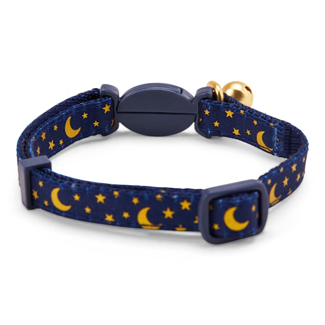 petco.com | YOULY The Magician Blue Moon- & Star-Print Breakaway Cat Collar