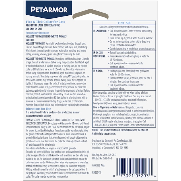 Petarmor flea & tick collar for dogs clearance