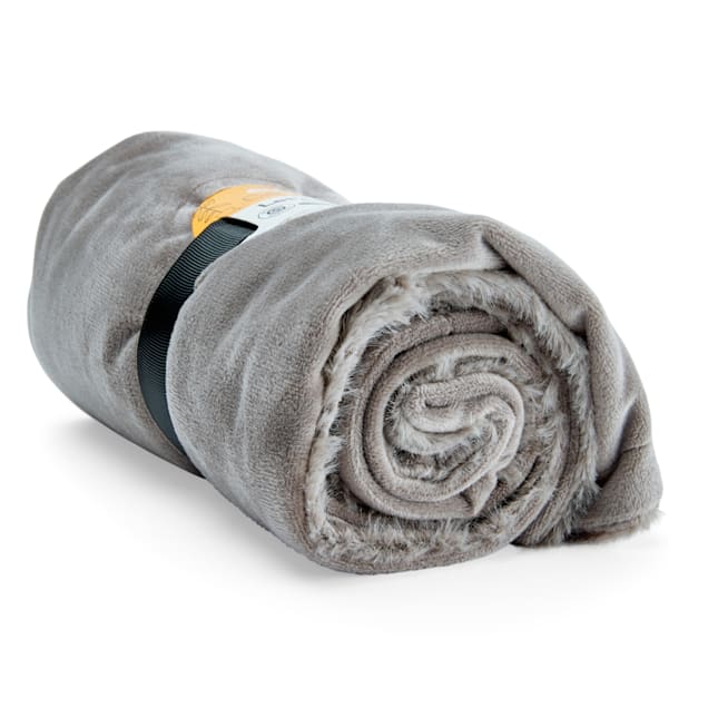 Grey textured throw shop