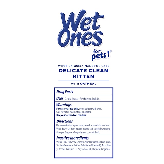Kitten cleaning wipes sales