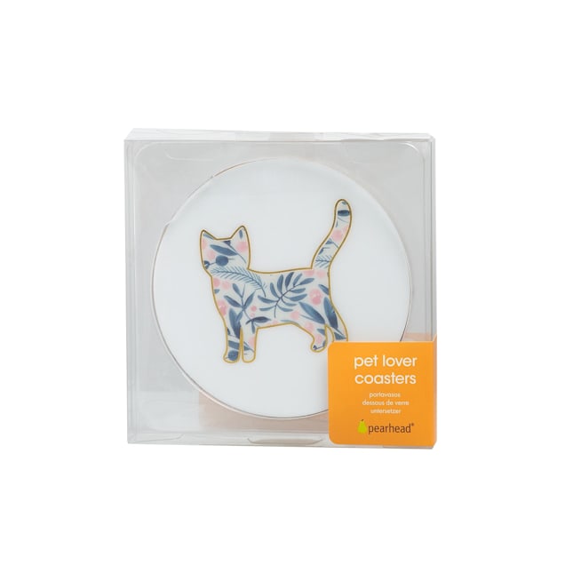 Cat drink coasters top