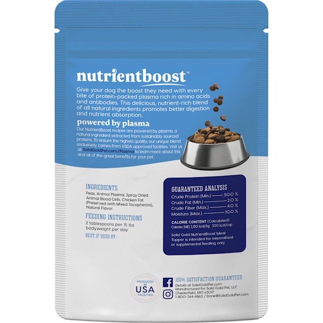 Solid Gold Plasma NutrientBoost Meal Topper 16 oz. Petco