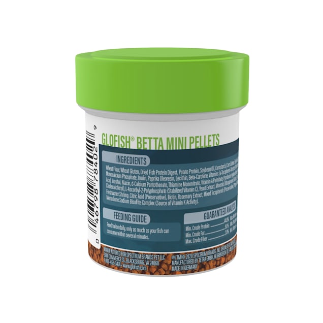 GloFish Betta Mini Pellets Tropical Fish Food 1.02 oz. Petco