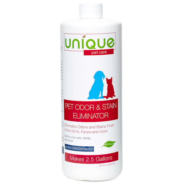 Unique Pet Care Pet Odor and Stain Eliminator Concentrate, 32 fl. oz. - Carousel image #1