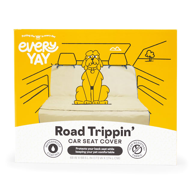EveryYay Road Trippin' Khaki Car Seat Cover - Carousel image #1