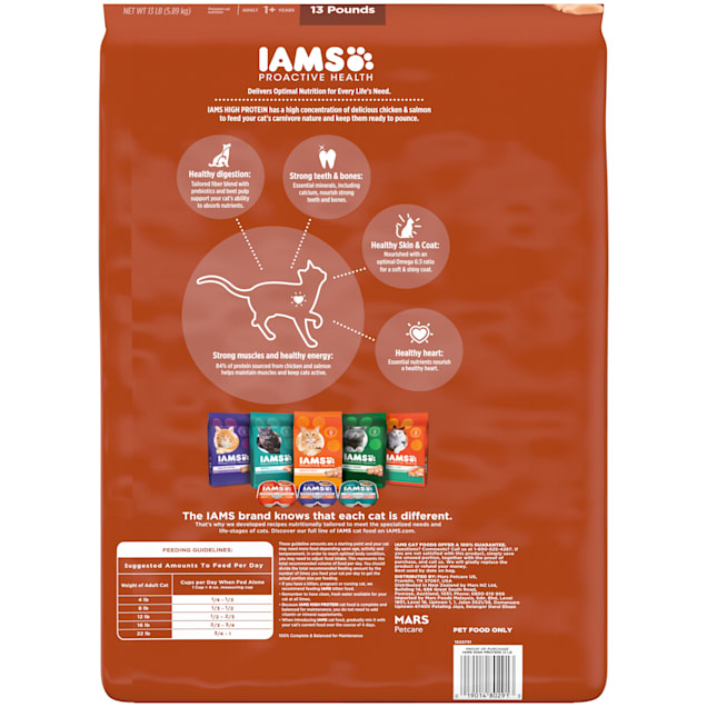 Iams cat food nutritional information clearance