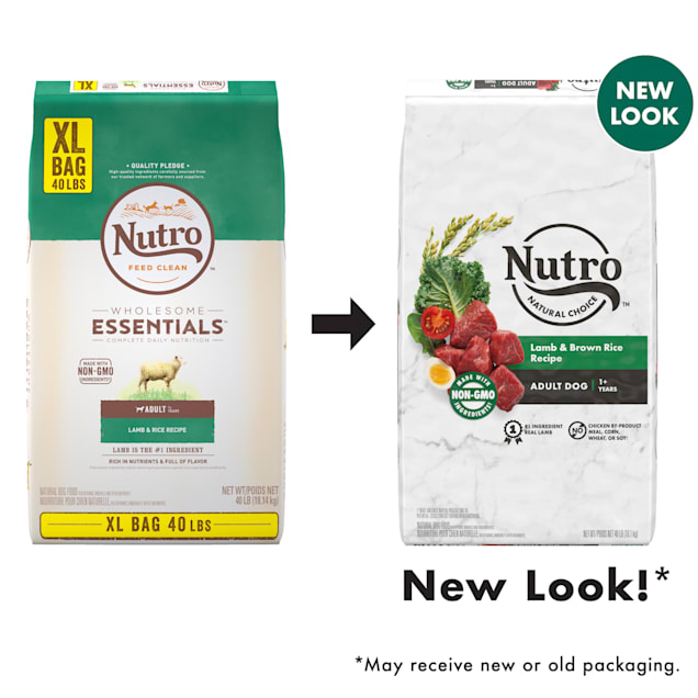 NUTRO NATURAL CHOICE Lamb Brown Rice Recipe Dog Kibble Adult Dry