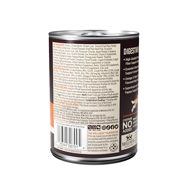 Wellness CORE Digestive Health Grain Free Chicken Wet Dog Food 13