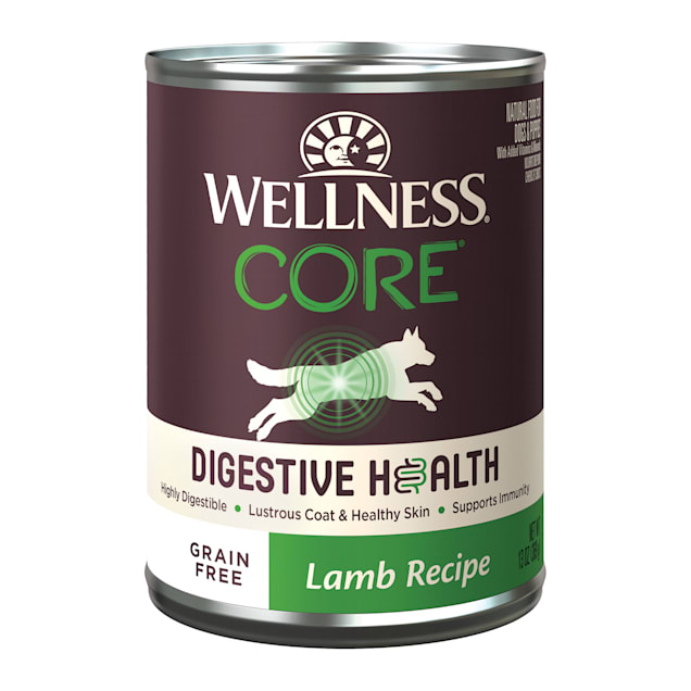 Wellness CORE Digestive Health Grain Free Lamb Wet Dog Food, 13 oz., Case of 12 - Carousel image #1