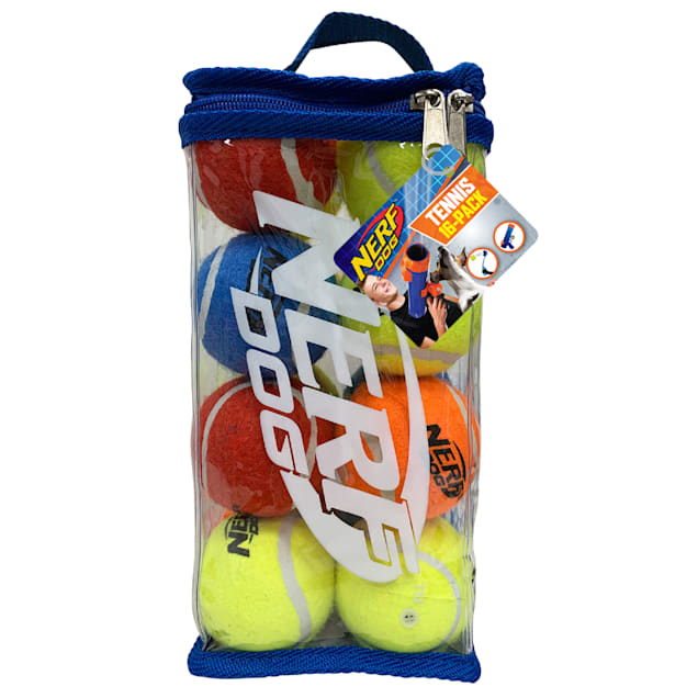 Nerf Dog Toy Ball Variety Pack for Medium & Large Dogs, 10 Pack