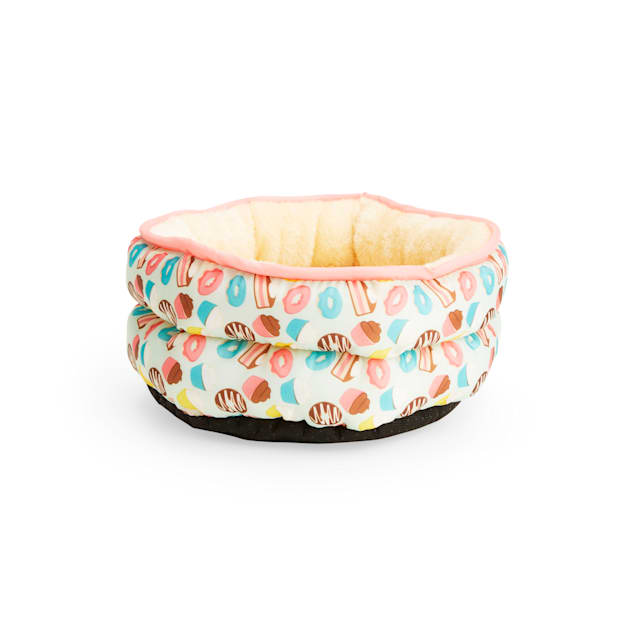 EveryYay Snooze Fest Sweet-Print Donut Ferret Bed, 11" L X 11" W X 4.5" H - Carousel image #1