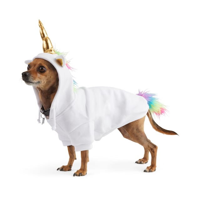 Small dog unicorn costume clearance