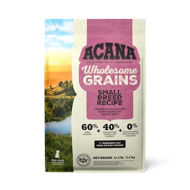 ACANA Wholesome Grains Small Breed Recipe with Real Chicken Eggs