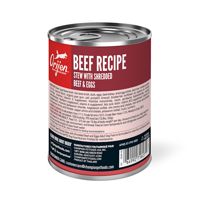 Orijen canned dog food shop
