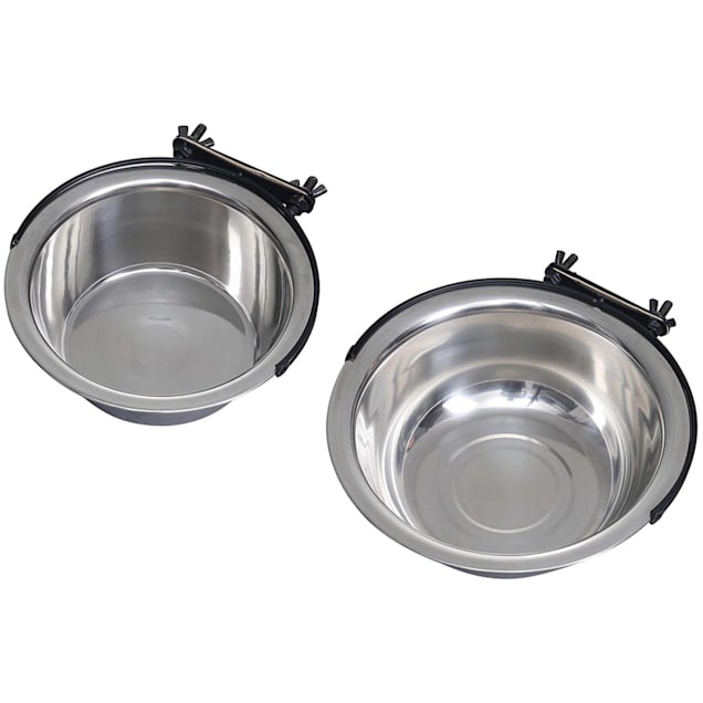 Hanging clearance dog bowl