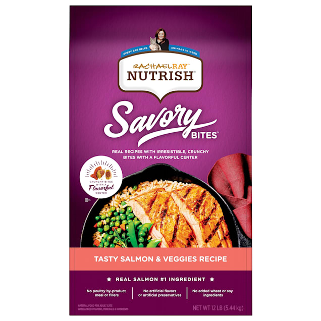 Rachael Ray Nutrish Savory Bites Tasty Salmon Veggies Recipe Dry