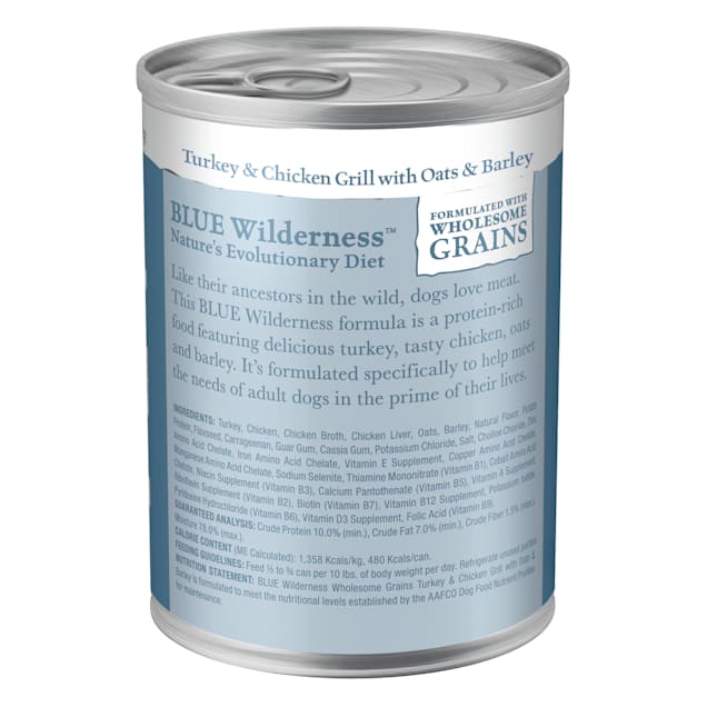 Blue wilderness turkey deals and chicken grill