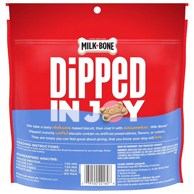 Ingredients in milk bone dog biscuits clearance