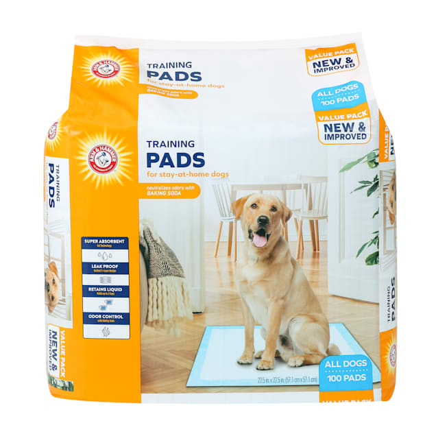 Arm & Hammer Training Pads for StayatHome Dogs, Super Absorbent Leak