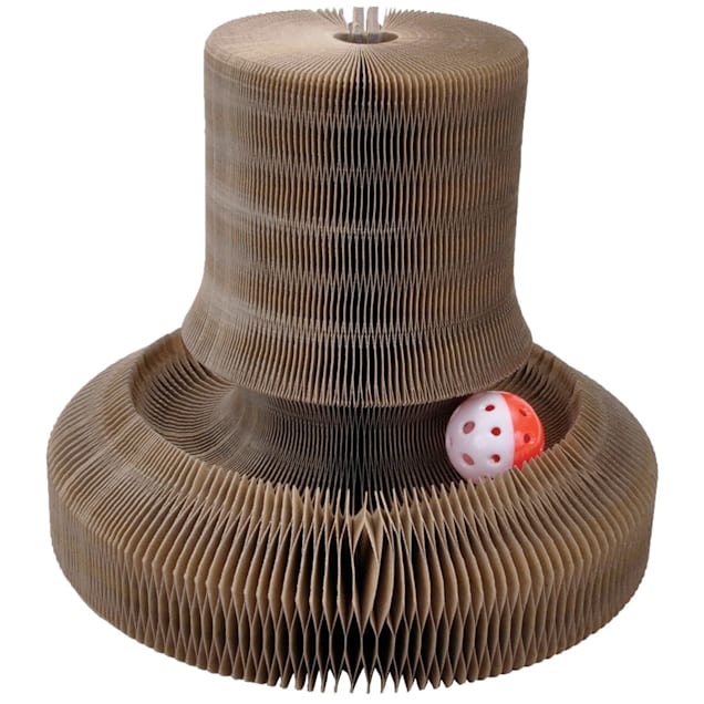 Coastal Pet Products Turbo Transform It! Tower & Bed Cat Toys, Small - Carousel image #1
