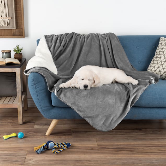 Pet Adobe Gray Waterproof Blanket And, Dog Blanket Sofa Protector