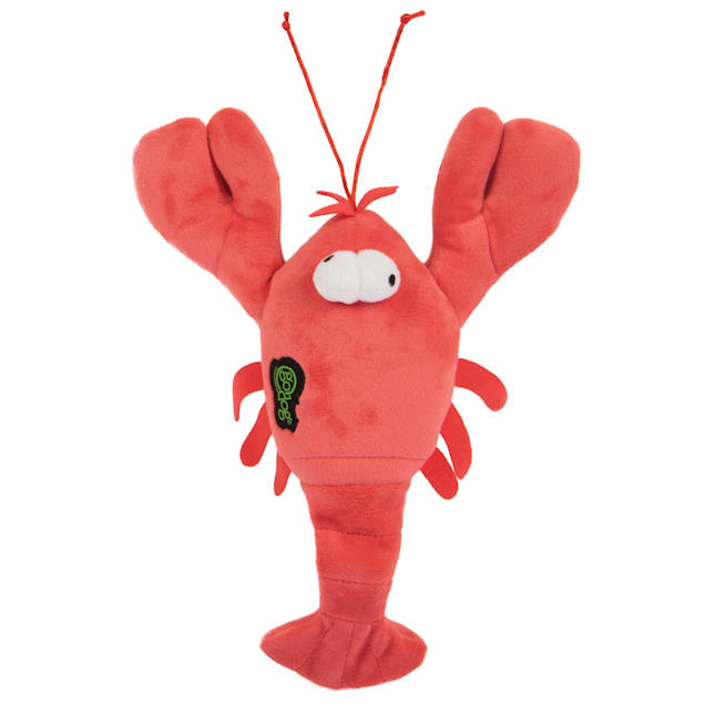 goDog Action Plush Lobster Dog Toy, Medium