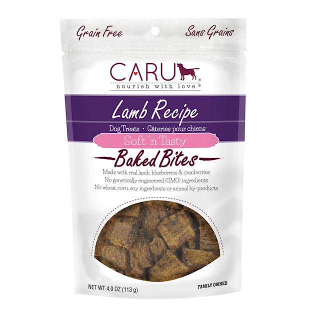 CARU Soft 'n Tasty Baked Bites Lamb Recipe Dog Treats, 4 oz. - Carousel image #1