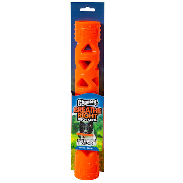 Chuckit Breathe Right Fetch Stick Dog Toy Large Petco